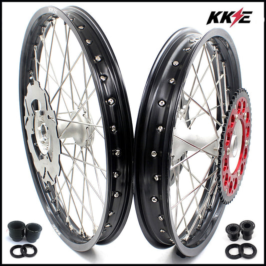 KKE 21" 19" Casting Wheels Rims Set For HONDA CR125R 1995-1997 CR250R 1995-1996 CR500R 1995-2001