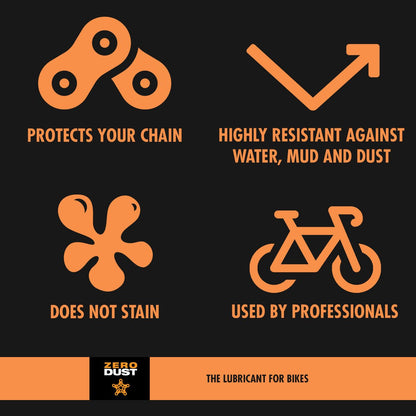 ZeroDust Chain Lube (180 ml - dosage for workshop or competition)