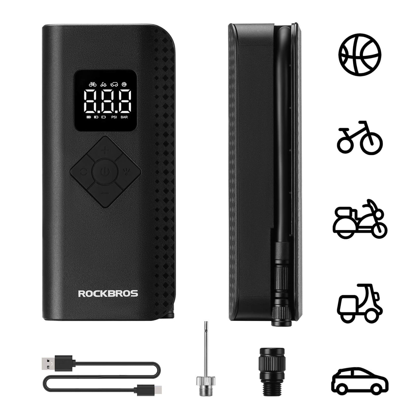 A13 Mini Electric Air Bike Tire Pump 150PSl