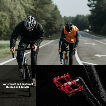 Aluminum Alloy 4 Bearings Mountain Bike Pedals