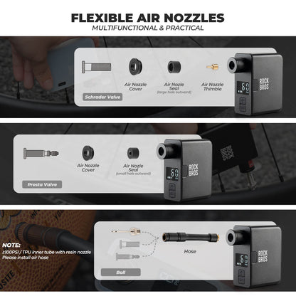 ROCKBROS AS1 Pro Mini Pump Electric Air Pump