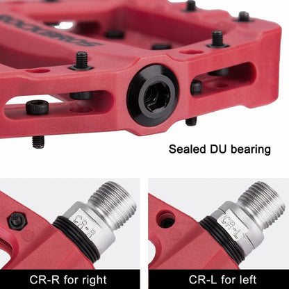 High-Speed Bearing Nylon Bike Pedals