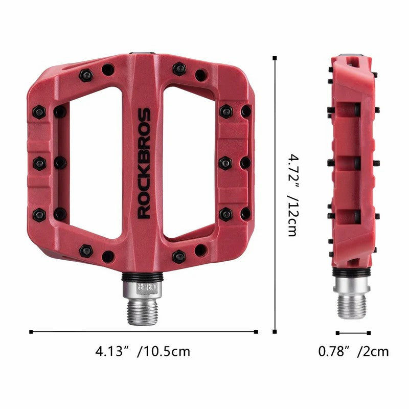 High-Speed Bearing Nylon Bike Pedals