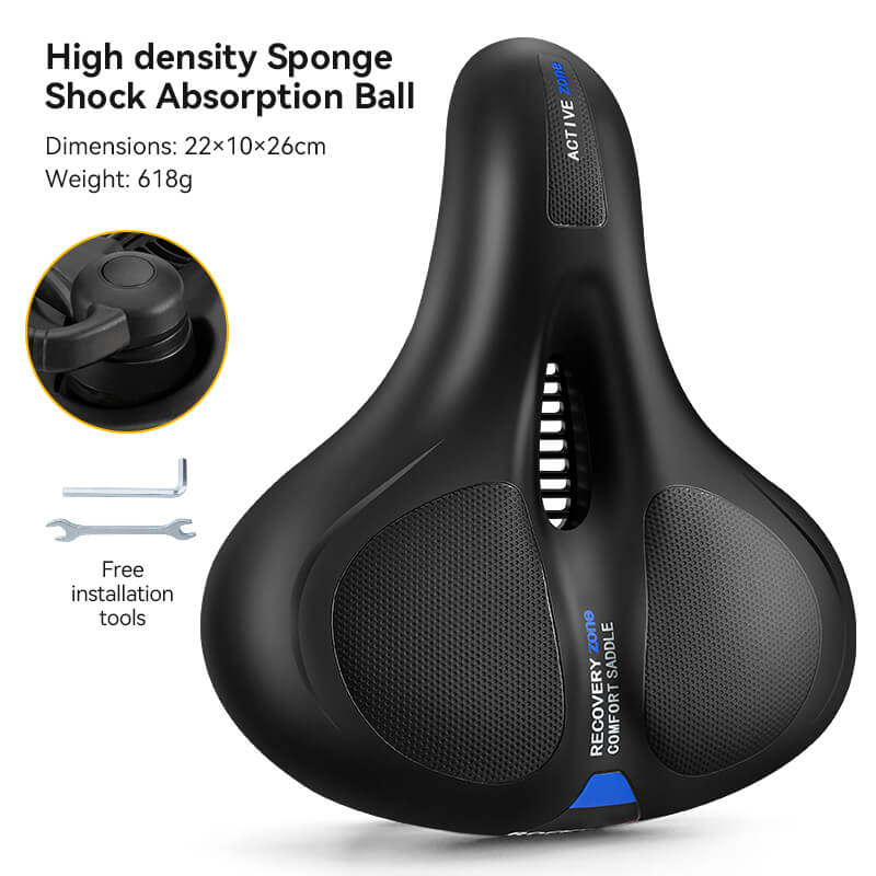 ROCKBROS Bike Saddle Comfort Shock-absorbing Bike Seat
