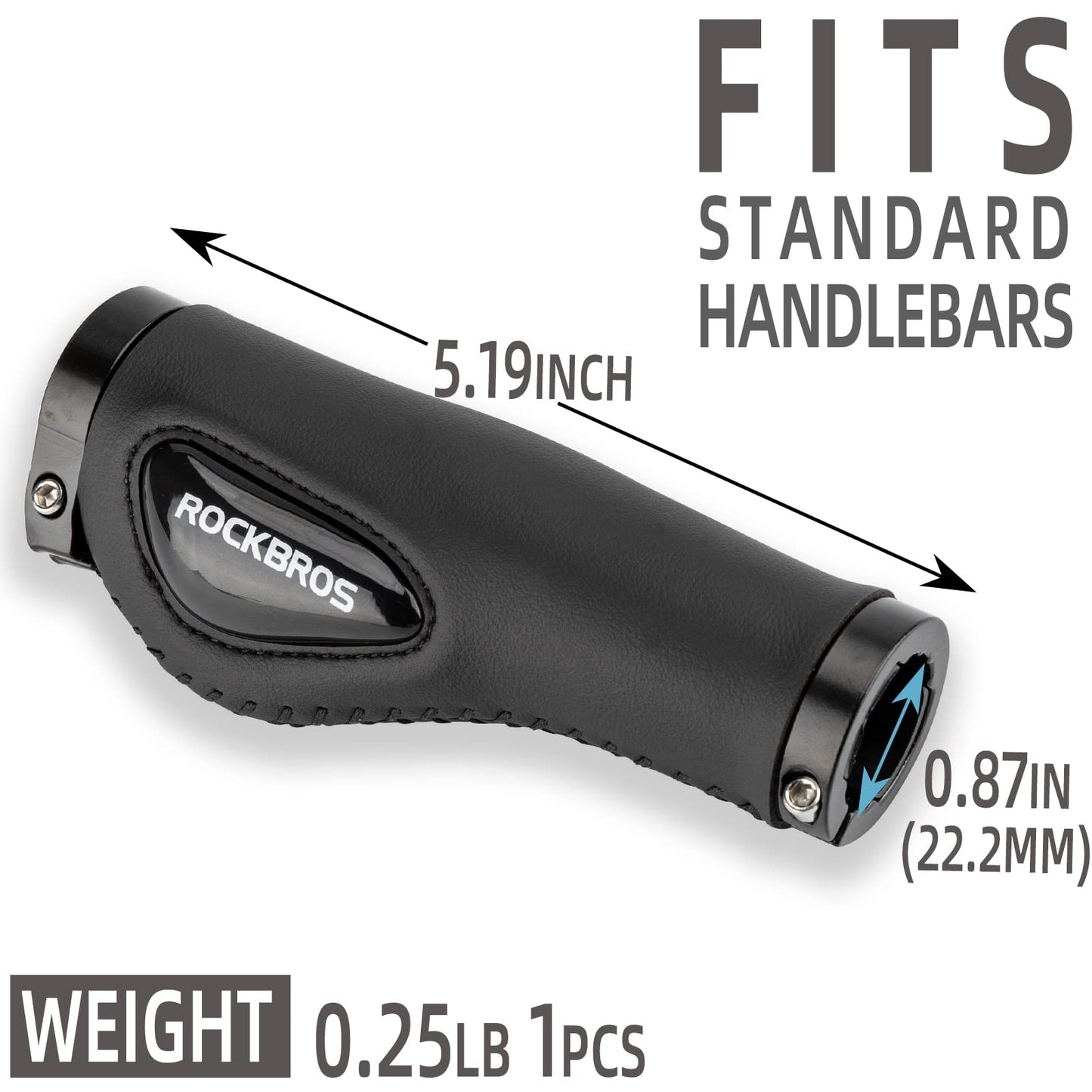 Bike Handle Grips Ergonomics Design Soft Gel Dual Lock