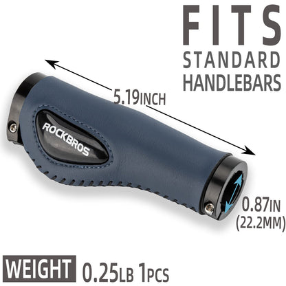 Bike Handle Grips Ergonomics Design Soft Gel Dual Lock