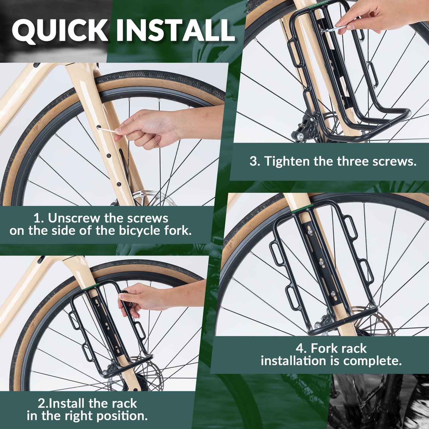 Front Fork Bike Rack