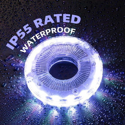 Multi Colored Bike Hub Light