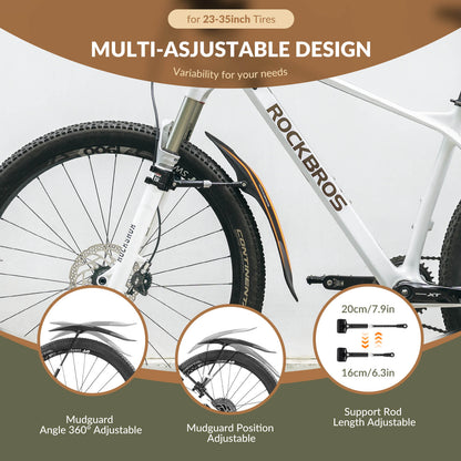 Adjustable Bike Fenders for Mountain Bikes