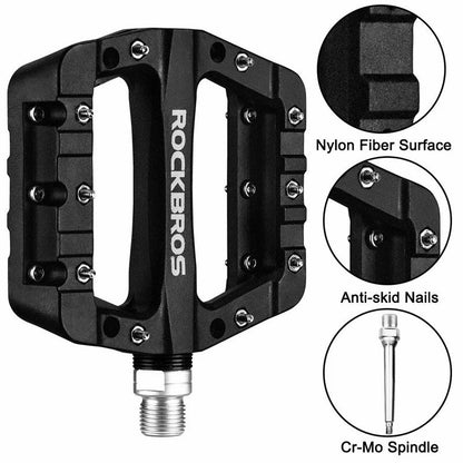 High-Speed Bearing Nylon Bike Pedals