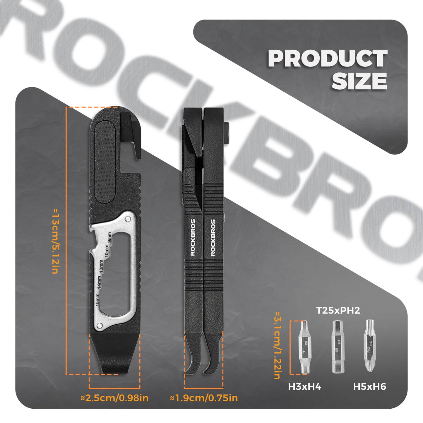 Ratchet Bike Tire Lever Set