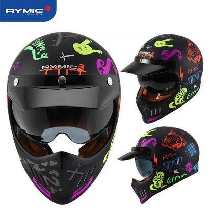RYMIC™ Vintage Full Face Helmet